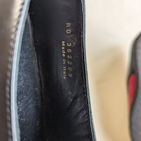 Hedi Slimane - FW14 AW14 Leopard Lurex Monk Black Red Creeper - Picture 5 of 7